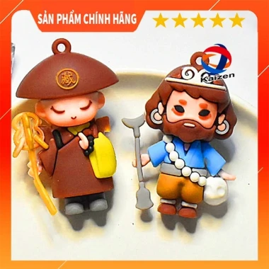 Bộ Trang Trí Tây Du Kí - Móc Chìa Khóa 4 Thầy Trò Đường Tăng Giá Rẻ 15000đ 5