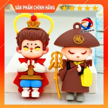 Bộ Trang Trí Tây Du Kí - Móc Chìa Khóa 4 Thầy Trò Đường Tăng Giá Rẻ 15000đ 6