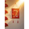 Bộ Tranh Treo Tết Thư Pháp Đỏ Cao Cấp – Set 4 Mẫu May Mắn, Trang Trí Nhà Cửa Đón Xuân 5