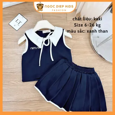 Bộ Váy Bé Gái Tiểu Thư Siêu Xinh 10-30kg - Đầm Bé Gái Đẹp Giảm Giá Chỉ 128k 2 Bộ Váy Bé Gái Tiểu Thư Siêu Xinh 10-30kg - Đầm Bé Gái Đẹp Giảm Giá Chỉ 128k 2