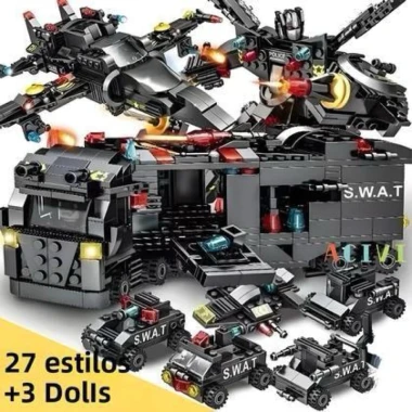 Bộ Xếp Hình Robot Cảnh Sát SWAT Biến Hình 500 Chi Tiết Giá Rẻ Chỉ 89.999đ 6 Bộ Xếp Hình Robot Cảnh Sát SWAT Biến Hình 500 Chi Tiết Giá Rẻ Chỉ 89.999đ 6