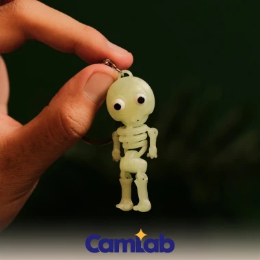 Bộ xương phóng xạ 3D - Móc khóa giá rẻ chỉ 35000đ - In 3D chất lượng cao 4