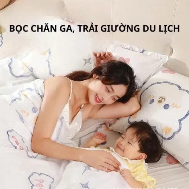 Bọc Chăn Ga Gối Dùng 1 Lần - Tiện Lợi Cho Du Lịch & Khách Sạn 14k 2 Bọc Chăn Ga Gối Dùng 1 Lần - Tiện Lợi Cho Du Lịch & Khách Sạn 14k 2