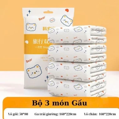 Bọc Chăn Ga Gối Dùng 1 Lần - Tiện Lợi Cho Du Lịch & Khách Sạn 14k 3 Bọc Chăn Ga Gối Dùng 1 Lần - Tiện Lợi Cho Du Lịch & Khách Sạn 14k 3