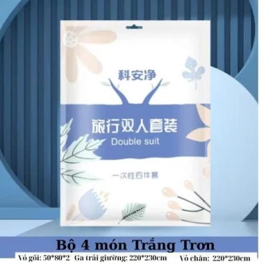 Bọc Chăn Ga Gối Dùng 1 Lần - Tiện Lợi Cho Du Lịch & Khách Sạn 14k 5 Bọc Chăn Ga Gối Dùng 1 Lần - Tiện Lợi Cho Du Lịch & Khách Sạn 14k 5