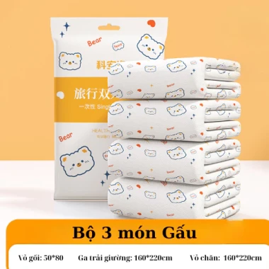 Bọc Chăn Ga Gối Dùng 1 Lần - Tiện Lợi Cho Du Lịch & Khách Sạn 14k 18 Bọc Chăn Ga Gối Dùng 1 Lần - Tiện Lợi Cho Du Lịch & Khách Sạn 14k 18