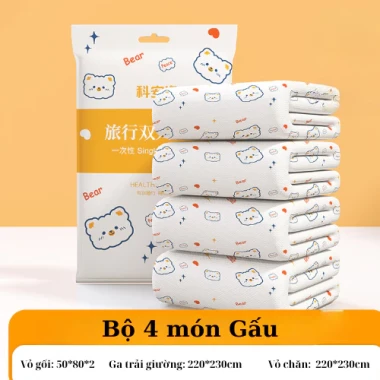 Bọc Chăn Ga Gối Dùng 1 Lần - Tiện Lợi Cho Du Lịch & Khách Sạn 14k 19 Bọc Chăn Ga Gối Dùng 1 Lần - Tiện Lợi Cho Du Lịch & Khách Sạn 14k 19