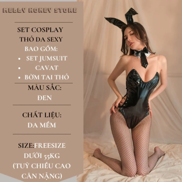 Hình ảnh sản phẩm Bodysuit Cosplay Thỏ Hầu Gái Sexy – Đồ Gợi Cảm Thỏ Bunny Giá Ưu Đãi 185.000