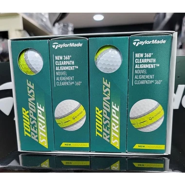 Bóng Golf Taylormade Tour Response Stripe Chính Hãng - Giảm 108k, Hộp 3/6 Bóng, Giá 450k 10