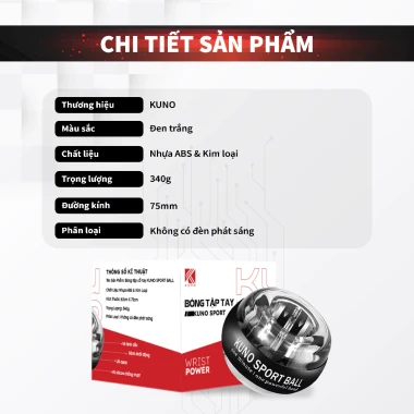 Bóng Tập Cổ Tay KUNOSPORT - Giảm Căng Thẳng, Luyện Tay Mạnh 3