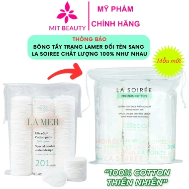 Bông tẩy trang Lamer La Soirée 225 miếng tròn mềm 100% tự nhiên, chỉ 62.000₫ 3 Bông tẩy trang Lamer La Soirée 225 miếng tròn mềm 100% tự nhiên, chỉ 62.000₫ 3