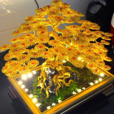 Bonsai Handmade 100 Bông Tùng Lá Nhôm - Giảm 159k Còn 129k, Hoa Lá Nhôm Bonsai Tự Làm Giá Rẻ 4