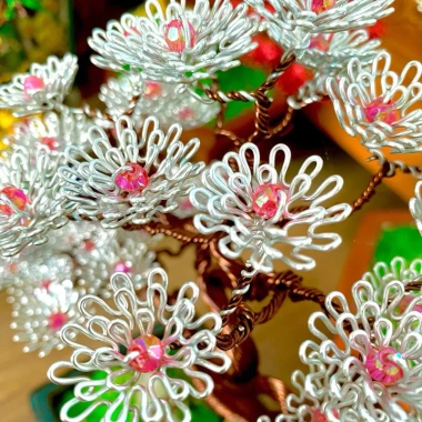 Bonsai Handmade 100 Bông Tùng Lá Nhôm - Giảm 159k Còn 129k, Hoa Lá Nhôm Bonsai Tự Làm Giá Rẻ 20