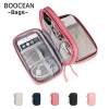 BOOCEAN Túi lưu trữ kỹ thuật số 2 lớp xếp cáp, ổ cứng, tai nghe sạc, chống nước