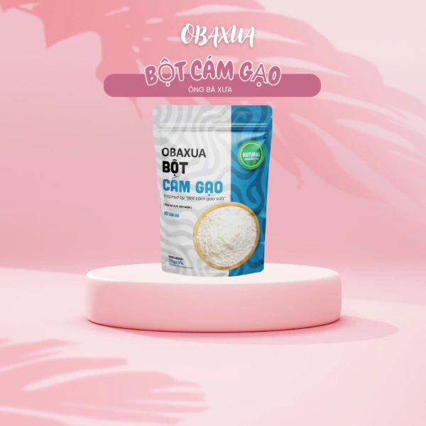 Hình ảnh sản phẩm Bột Cám Gạo Sữa Đắp Mặt OBAXUA Nguyên Chất - Giảm Giá 22% Chỉ 29.000 VNĐ