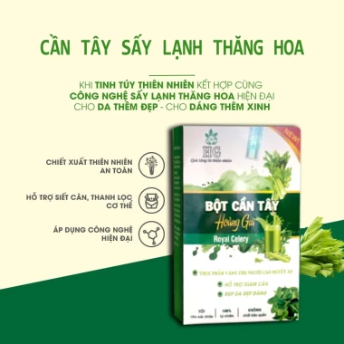 Bột Cần Tây Sấy Lạnh Đà Lạt Farm Giảm Cân, Làm Đẹp Da, Thanh Lọc 500g Giá Tốt 6 Bột Cần Tây Sấy Lạnh Đà Lạt Farm Giảm Cân, Làm Đẹp Da, Thanh Lọc 500g Giá Tốt 6