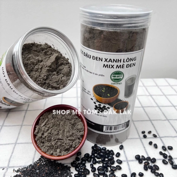 Bột đậu đen xanh lòng 500g + bột mè đen - Giảm còn 100.000, xuất hóa ...