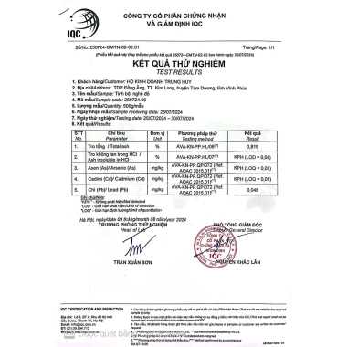 Bột Nghệ Đỏ Nguyên Chất 500g - Hộp Trung Huy Foods, Tinh Bột Nghệ Đỏ, Giá Giảm 220.000 2