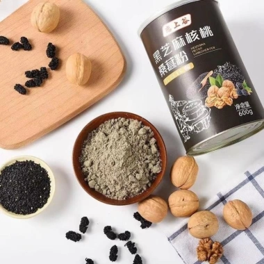 Bột ngũ cốc ăn kiêng 600g - mè đen, dâu tằm, óc chó, ít / không đường, giảm giá 120k