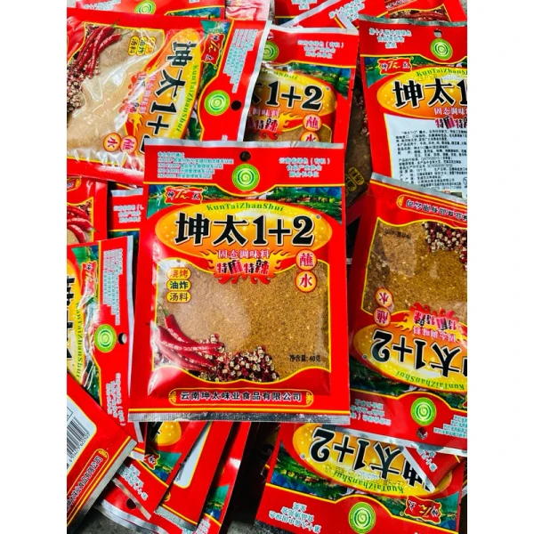 Hình ảnh sản phẩm Bột Ớt Cay Tê 1+2 Chấm Lạp Xưởng Nướng Đá - Giảm 3300đ Chỉ Còn 15000đ