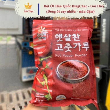 Bột Ớt Hàn Quốc Làm Kim Chi Siêu Cay, Ớt Bột Vảy/Mịn Nấu Mỳ Cay, Chân Gà Sốt Thái, Tokboki 2 Bột Ớt Hàn Quốc Làm Kim Chi Siêu Cay, Ớt Bột Vảy/Mịn Nấu Mỳ Cay, Chân Gà Sốt Thái, Tokboki 2