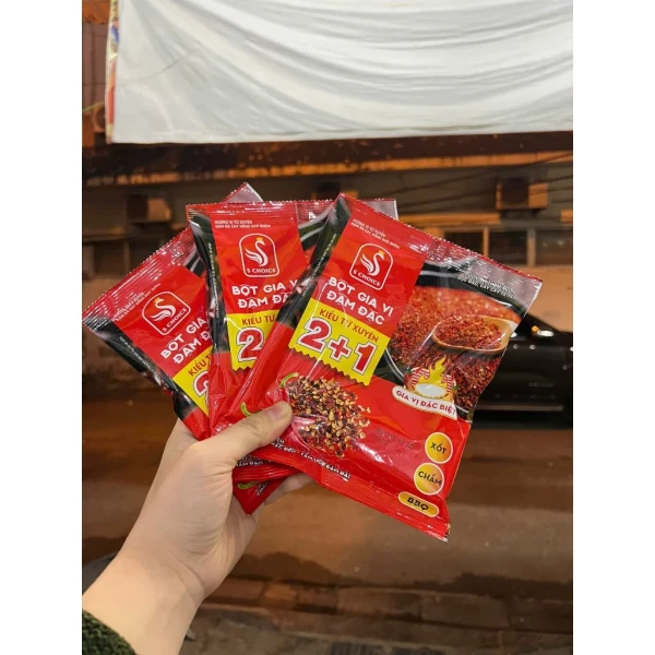 Hình ảnh sản phẩm Bột ớt Tứ Xuyên đậm đà 2+1, cay nóng chấm lạp xưởng, xúc xích, chỉ 12.000 – ưu đãi