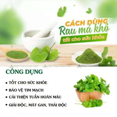 Bột rau má sấy lạnh 100g - Detox thanh lọc, giảm cân, ngừa mụn, đẹp da - 20.000₫ 3