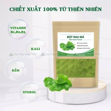 Bột rau má sấy lạnh 100g - Detox thanh lọc, giảm cân, ngừa mụn, đẹp da - 20.000₫ 5