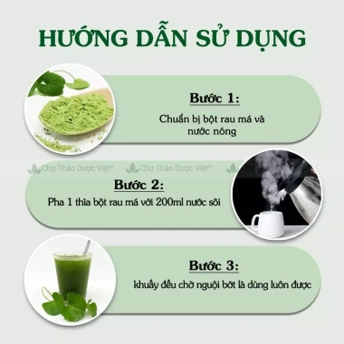 Bột rau má sấy lạnh 100g - Detox thanh lọc, giảm cân, ngừa mụn, đẹp da - 20.000₫ 6