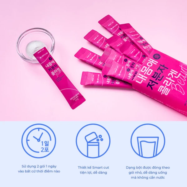 Hình ảnh sản phẩm Bột uống Collagen thủy phân, phân tử thấp Body Small Molecular Lacto On tăng cường Collagen công nghệ nano