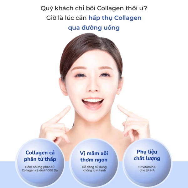 Hình ảnh sản phẩm Bột uống Collagen thủy phân, phân tử thấp Body Small Molecular Lacto On tăng cường Collagen công nghệ nano