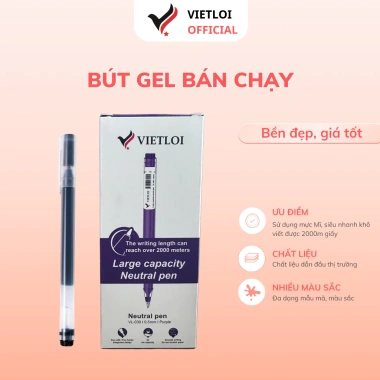 Bút Gel VIỆT LỢI VL039 - Đầu 0.5mm mượt, cho học sinh & văn phòng, giá 40.000đ 5