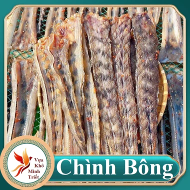 Cá Chình Khô Bông Bỏ Đầu 1kg - Thịt Nướng Thơm, Chiên Giòn Vực Khô Minh Triết Giá Giảm