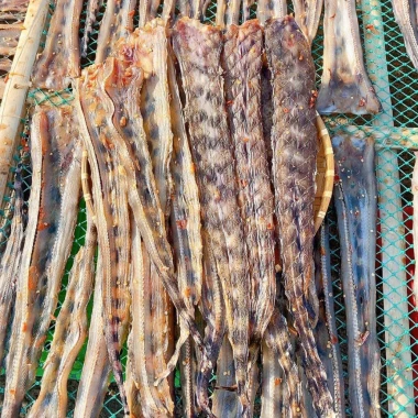 Cá Chình Khô Bông Bỏ Đầu 1kg - Thịt Nướng Thơm, Chiên Giòn Vực Khô Minh Triết Giá Giảm