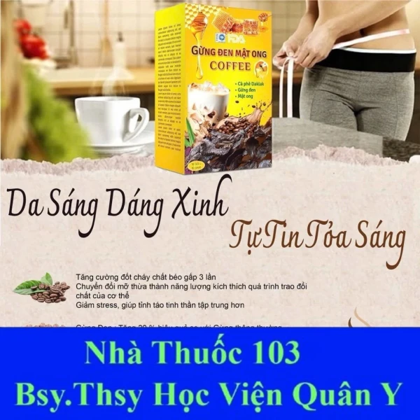 Cà Phê Gừng Đen Mật Ong: Khám phá thành phần và cách chúng hỗ trợ quá trình kiểm soát cân nặng