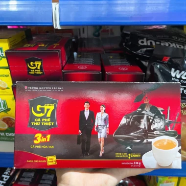 Cà Phê Hoà Tan 3 in 1 G7 Hộp 336g/288g - Đậm đà tiện lợi, giảm còn 85.000