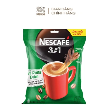 Cà Phê Nescafé 3in1 Rang Xay Đậm Vị - Gói Đỏ 782g (46x17g) Giảm Giá 220k
