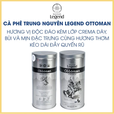 Cà Phê Rang Xay Ottoman Trung Nguyên Legend 200g - Đậm đà, Hương thơm quyến rũ, Giá 688,750 2