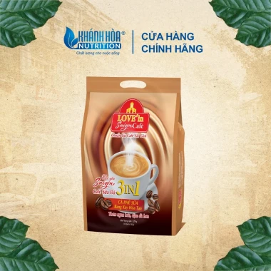 Cà Phê Sữa Rang Xay 3in1 Love'in Sài Gòn Giá Rẻ - COMBO 2 Túi 36 Gói Chỉ 103999đ 2