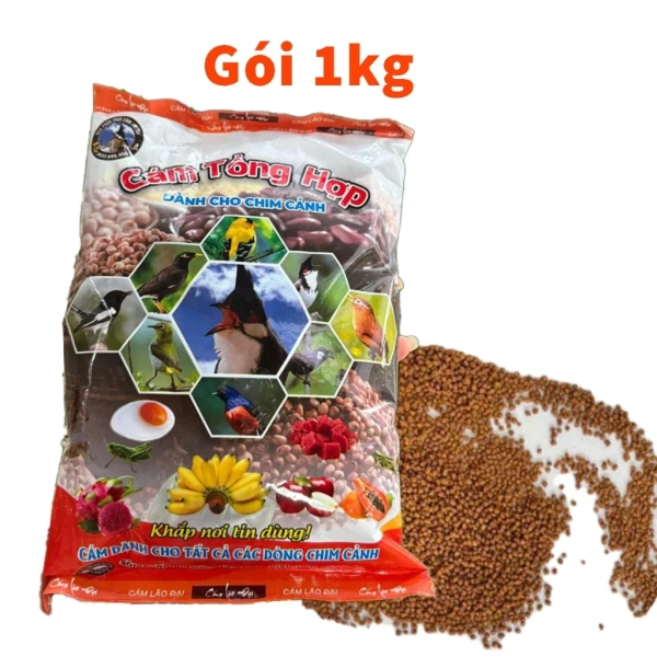 Hình ảnh sản phẩm Cám chim tổng hợp Lão Đại 1kg 500gr - Chào mào, Chòe, Mi, Khướu, giảm giá 40k