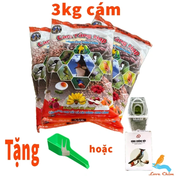 Hình ảnh sản phẩm Cám chim tổng hợp Lão Đại 1kg 500gr - Chào mào, Chòe, Mi, Khướu, giảm giá 40k
