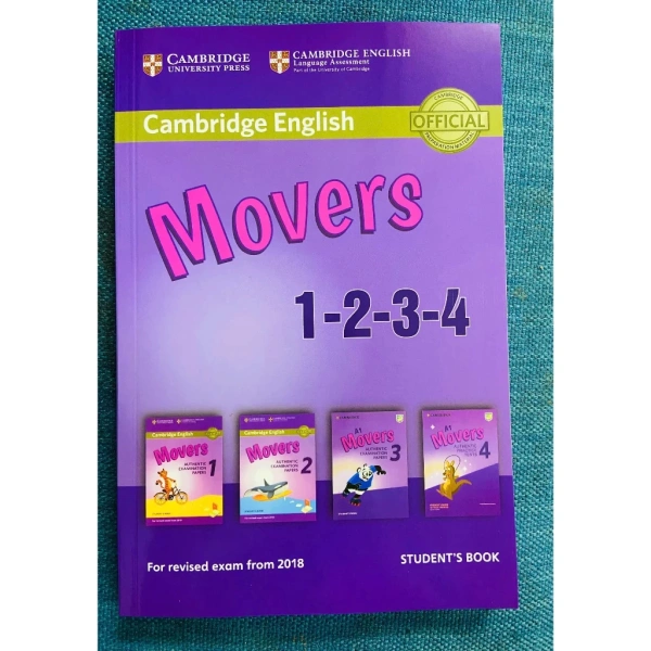 Hình ảnh sản phẩm Cambridge Starters Movers Flyers gộp 1-2-3-4 khổ B5 giá chỉ 79.000đ (giá gốc 99.540đ)