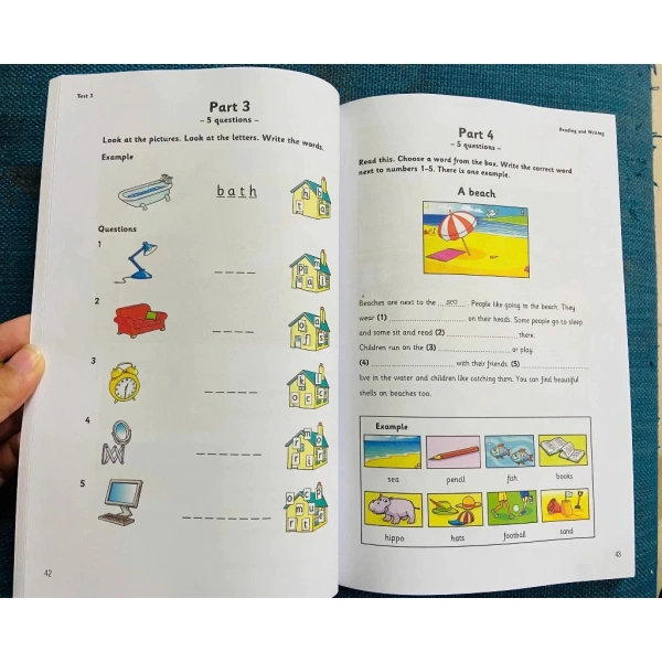 Hình ảnh sản phẩm Cambridge Starters Movers Flyers gộp 1-2-3-4 khổ B5 giá chỉ 79.000đ (giá gốc 99.540đ)
