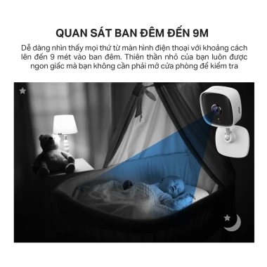 Camera WiFi Thông Minh TP-Link Tapo C100 C110 Giá Rẻ An Ninh Gia Đình Chỉ 349k 6