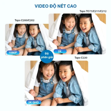Camera Wifi Xoay 360 TP-Link Tapo C200 C211 C212 C220 TC70 - Đàm Thoại 2 Chiều, Giám Sát Nhà Giá Rẻ 349k 4