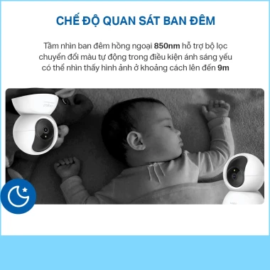 Camera Wifi Xoay 360 TP-Link Tapo C200 C211 C212 C220 TC70 - Đàm Thoại 2 Chiều, Giám Sát Nhà Giá Rẻ 349k 6