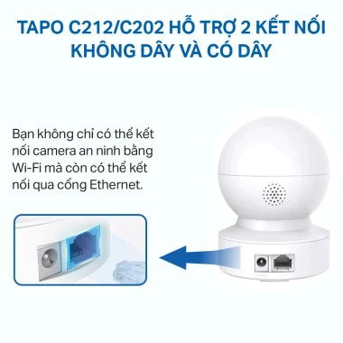 Camera Wifi Xoay 360 TP-Link Tapo C200 C211 C212 C220 TC70 - Đàm Thoại 2 Chiều, Giám Sát Nhà Giá Rẻ 349k 8