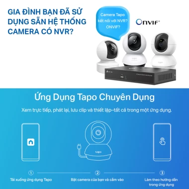 Camera Wifi Xoay 360 TP-Link Tapo C200 C211 C212 C220 TC70 - Đàm Thoại 2 Chiều, Giám Sát Nhà Giá Rẻ 349k 10