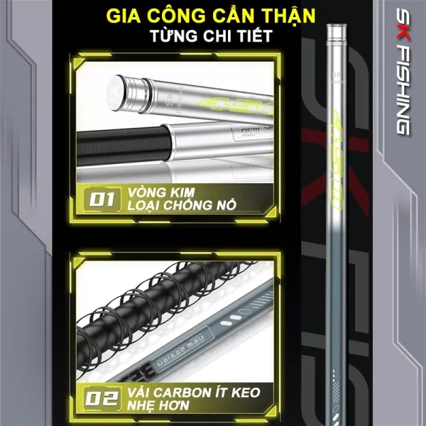 Hình ảnh sản phẩm Cần câu đài BEST SK FISHING - Câu tổng hợp siêu nhẹ giá rẻ chỉ 268k