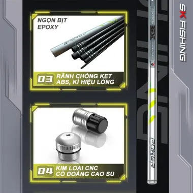 Cần câu đài BEST SK FISHING - Câu tổng hợp siêu nhẹ giá rẻ chỉ 268k 5 Cần câu đài BEST SK FISHING - Câu tổng hợp siêu nhẹ giá rẻ chỉ 268k 5